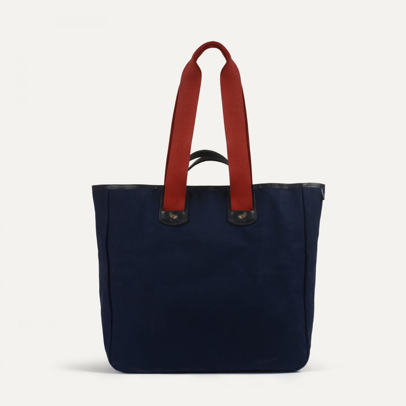 MELINE TOTE BAG - BLUE EMBLEMS 3