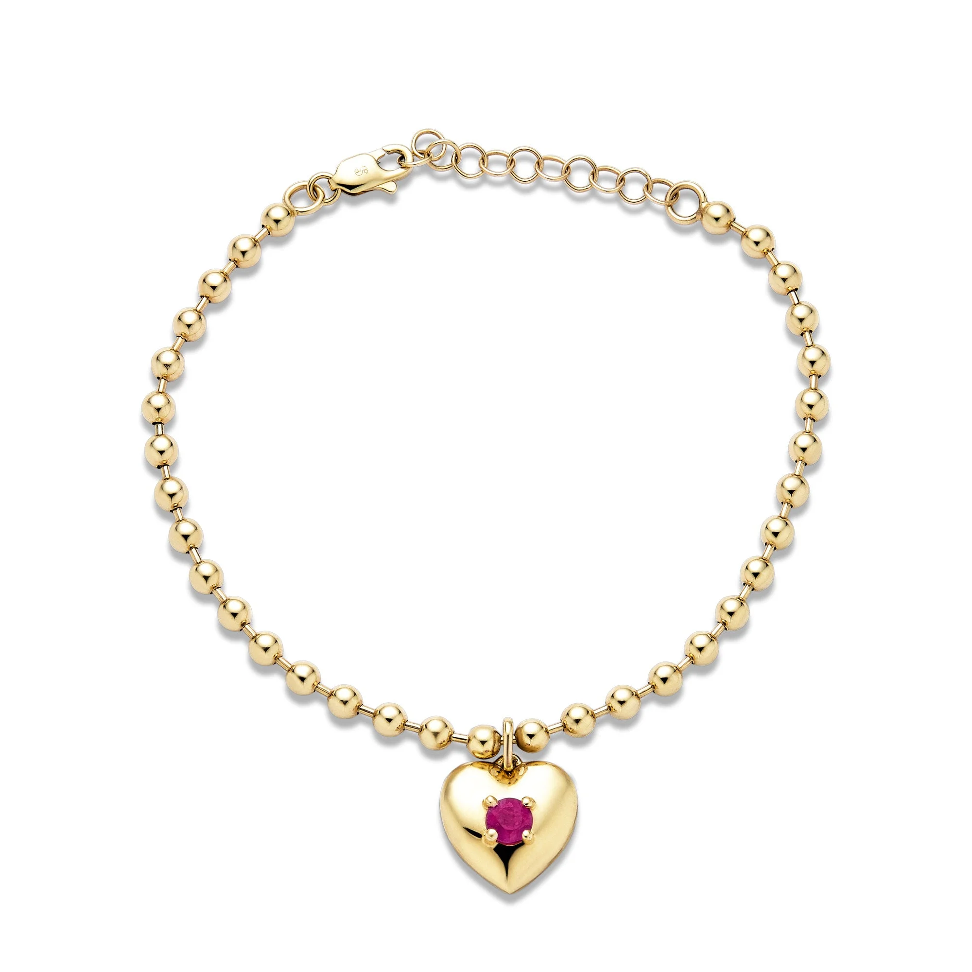 Heart And Soul Ruby Bracelet - 1