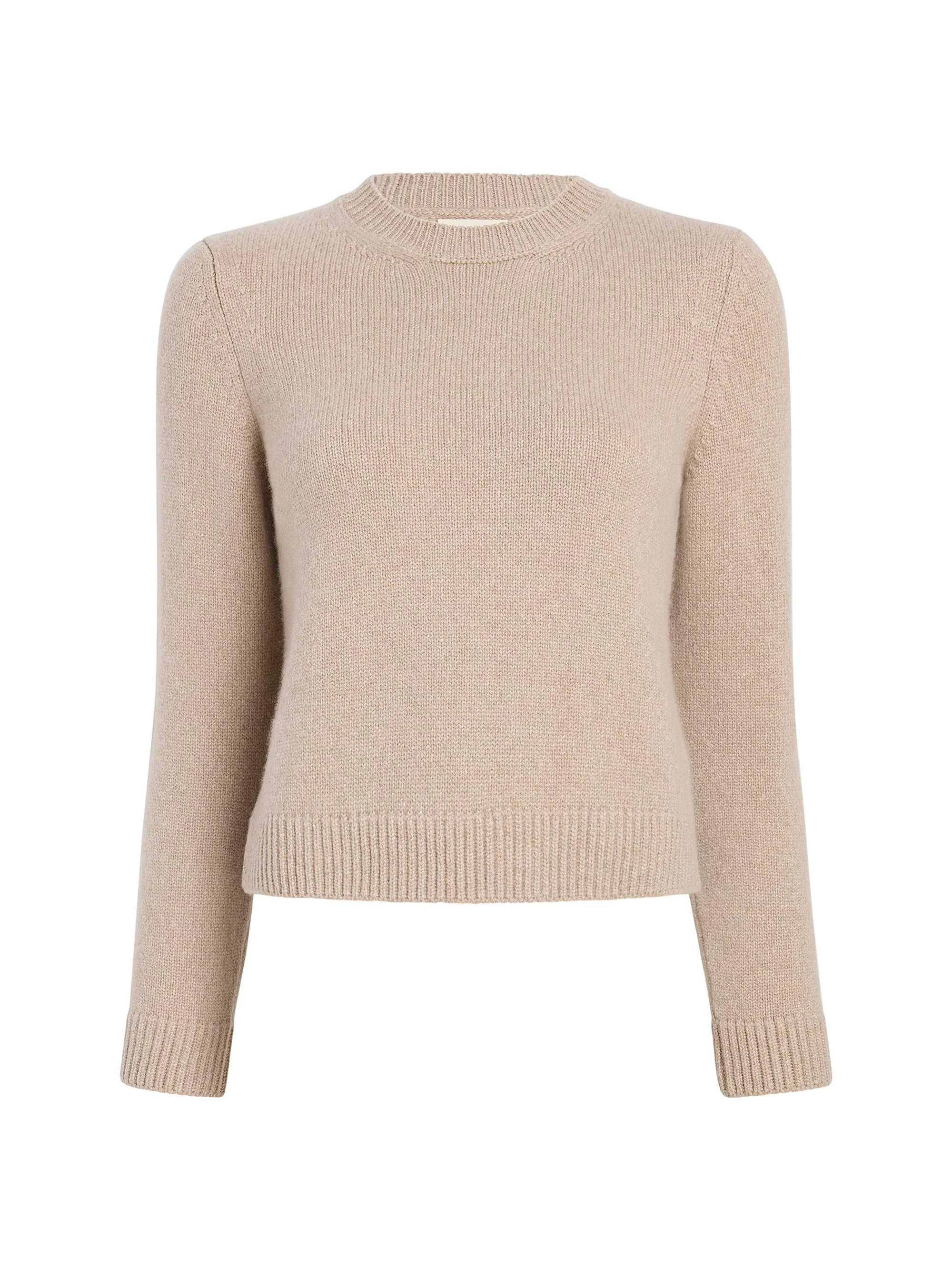 Women's Leta Cashmere Sweater - Putty - 1