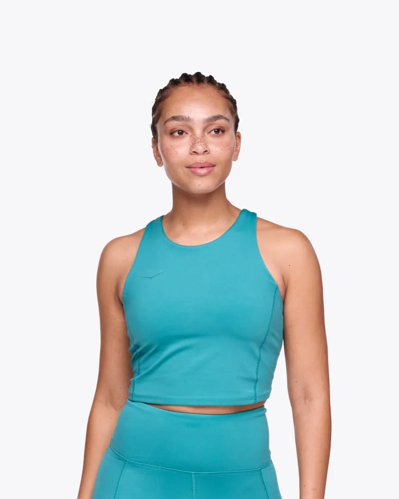 Women's Elaro Crop Bra in Oceanic - 1