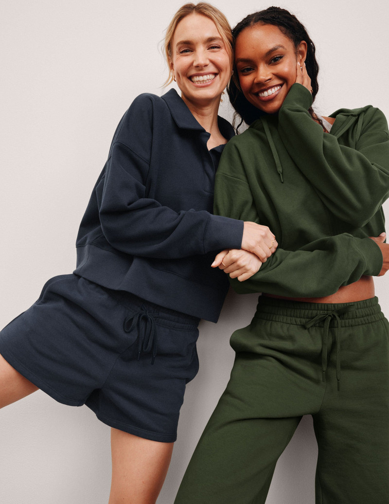 BEYOND YOGA LuxeFleece Sweat Short outlook