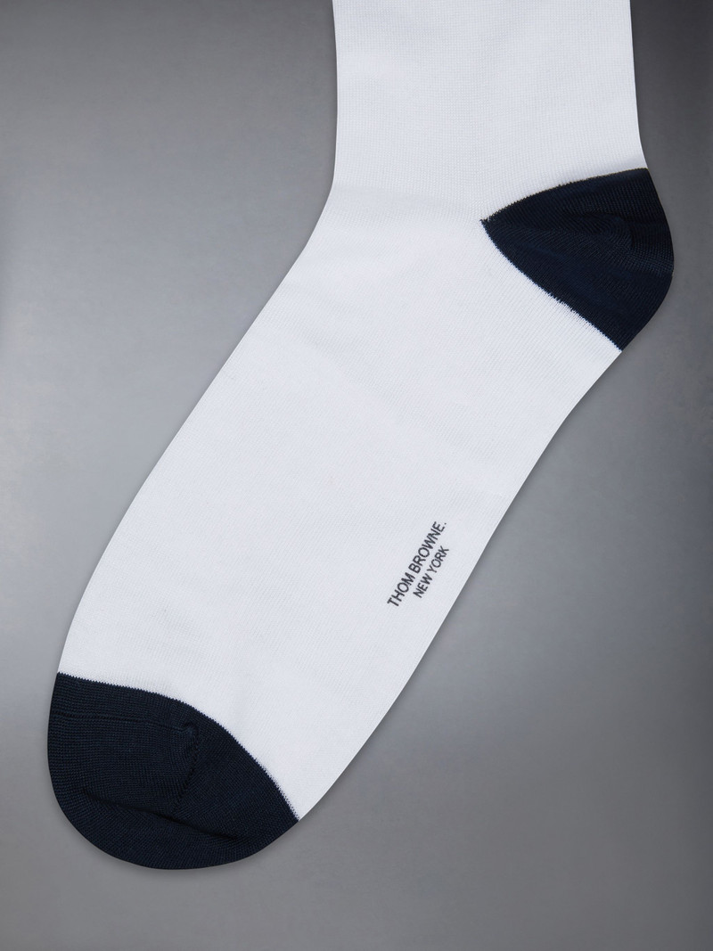 Thom Browne Fun Mix Classic 4-Bar Mid Calf Socks outlook