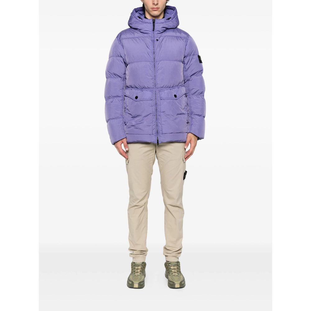 Stone Island Purple Jackets - Padded & Down Jackets Men - 3