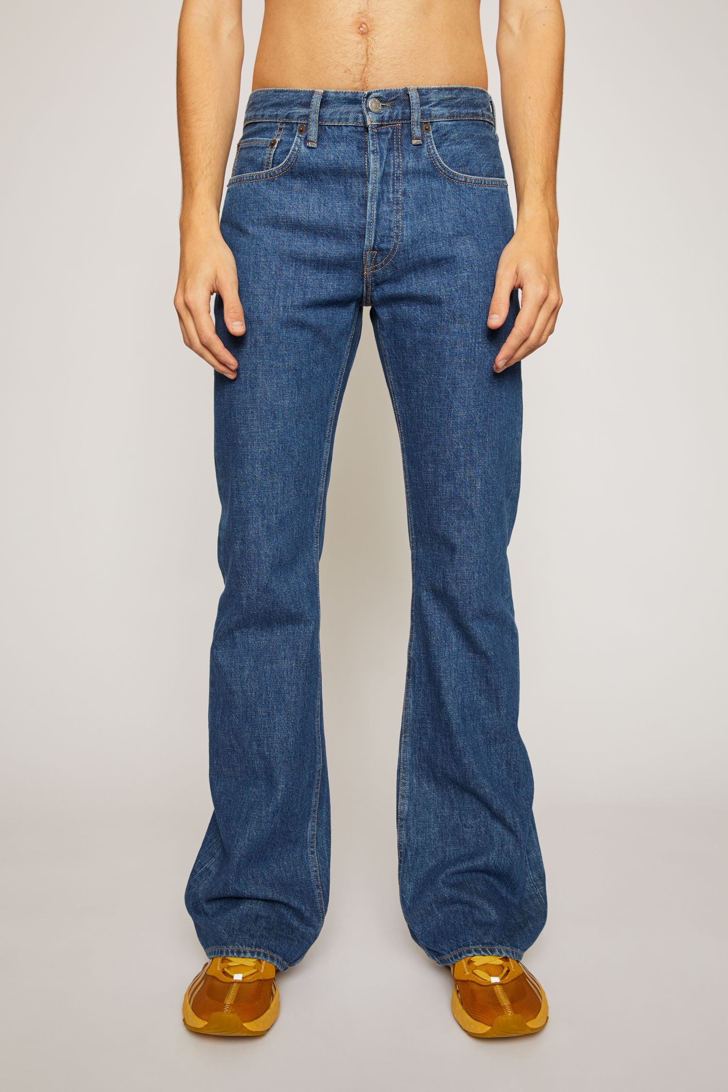 Relaxed bootcut jeans dark blue - 2