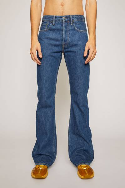 Acne Studios Relaxed bootcut jeans dark blue outlook