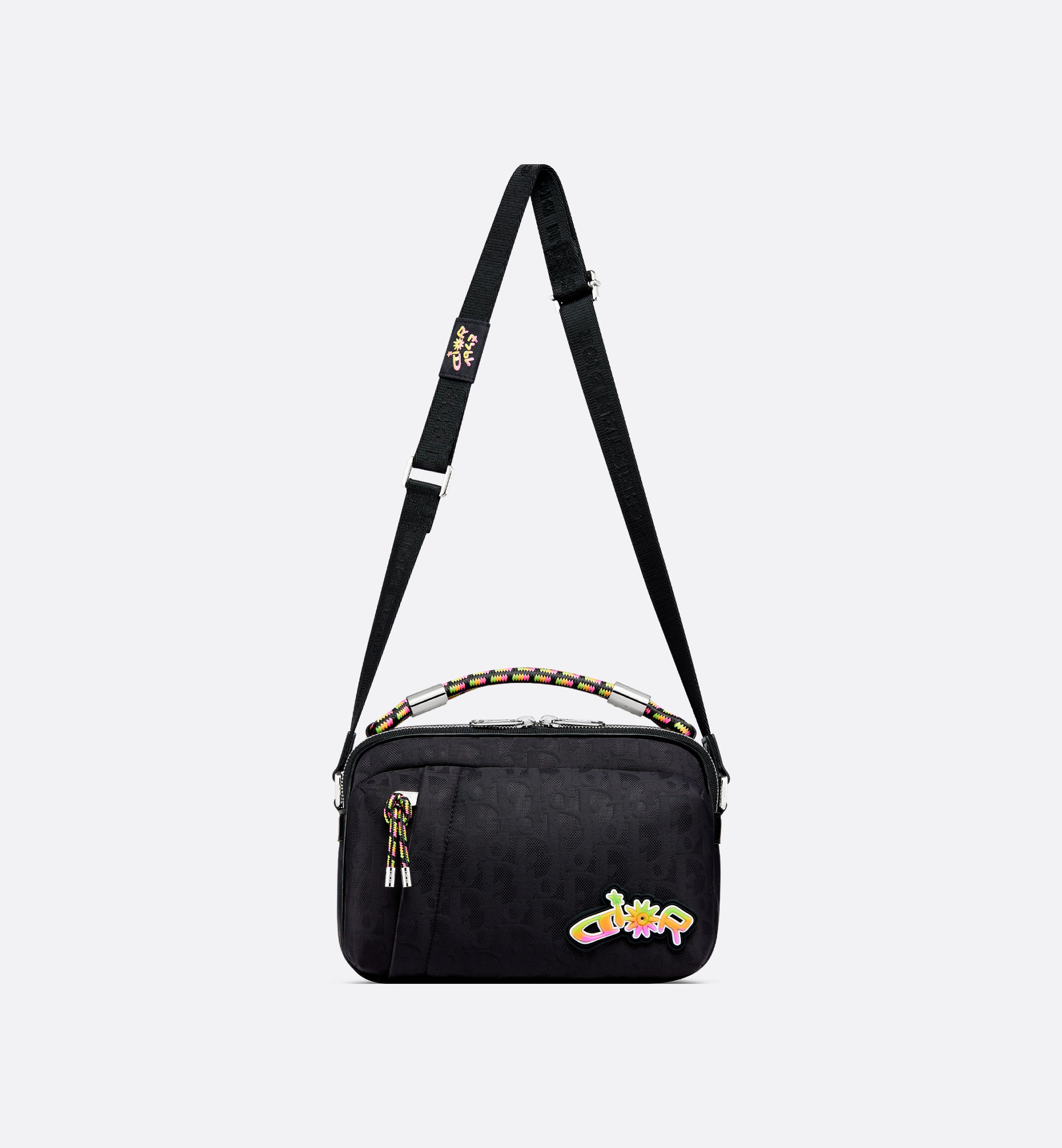 DIOR AND LEWIS HAMILTON Zipped Messenger Bag - 5