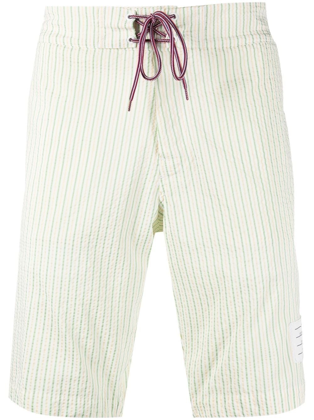 striped swimming shorts - 1