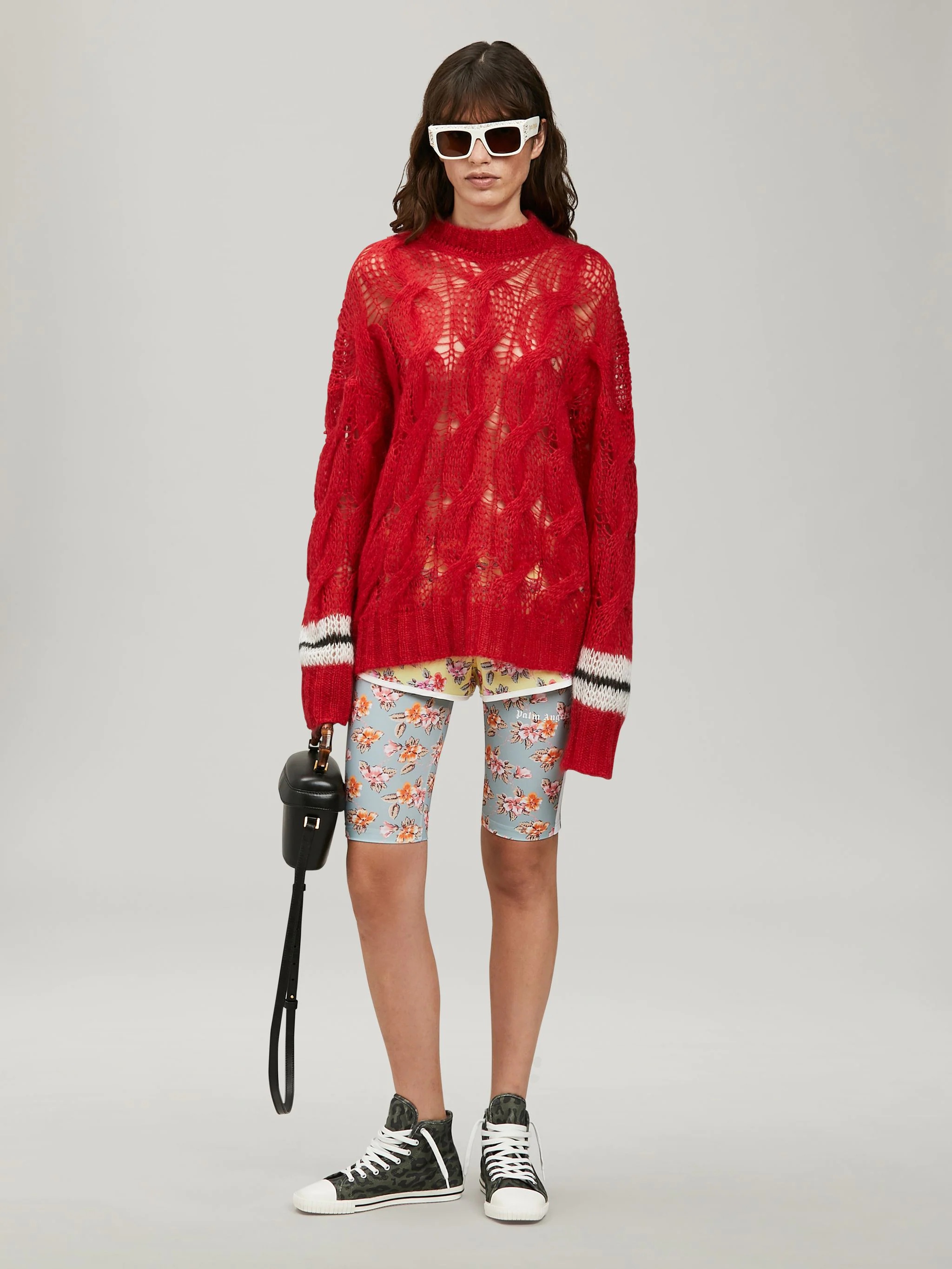 TRACK MOHAIR SWEATER - 2