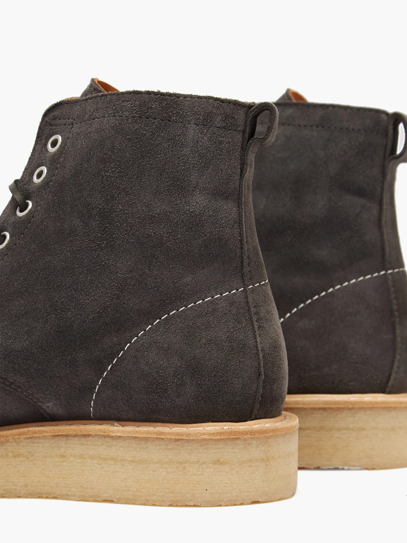 Suede lace-up boots - 6