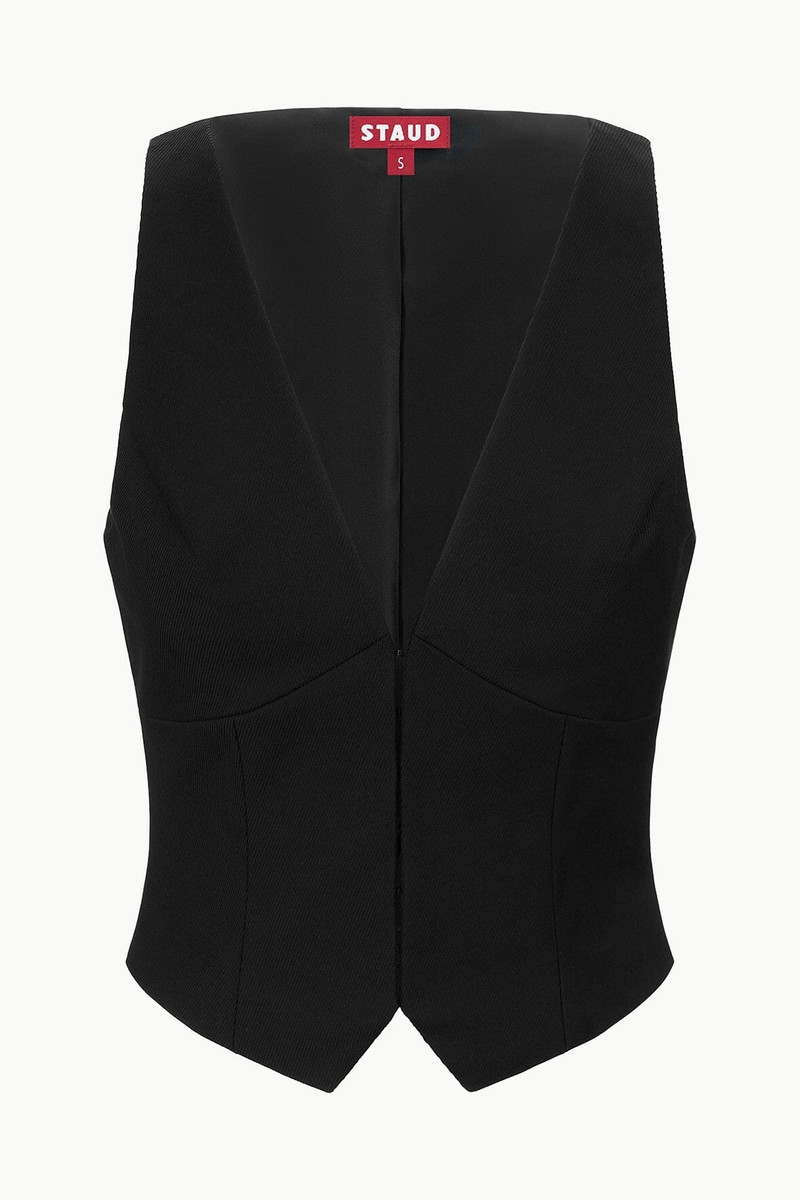 STAUD BEVEL TOP BLACK 1