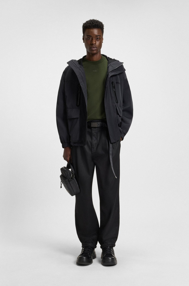 HUGO RELAXED-FIT T-SHIRT IN COTTON WITH LOGO PRINT outlook