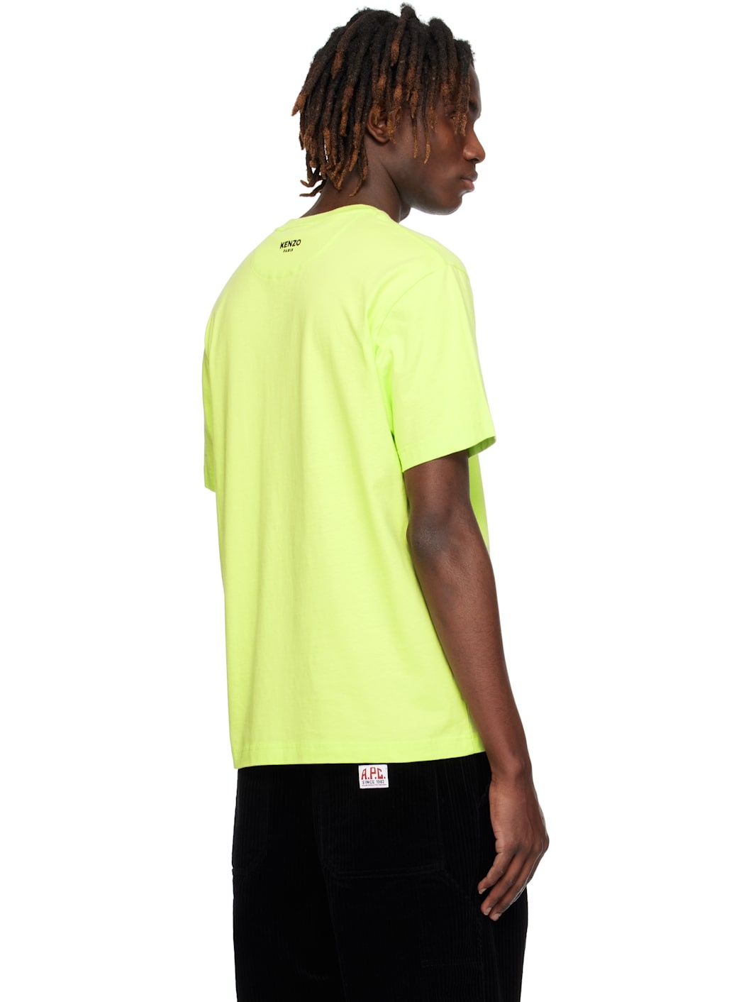 Green  Paris 'KENZO Pop' Embroidered T-shirt - 3