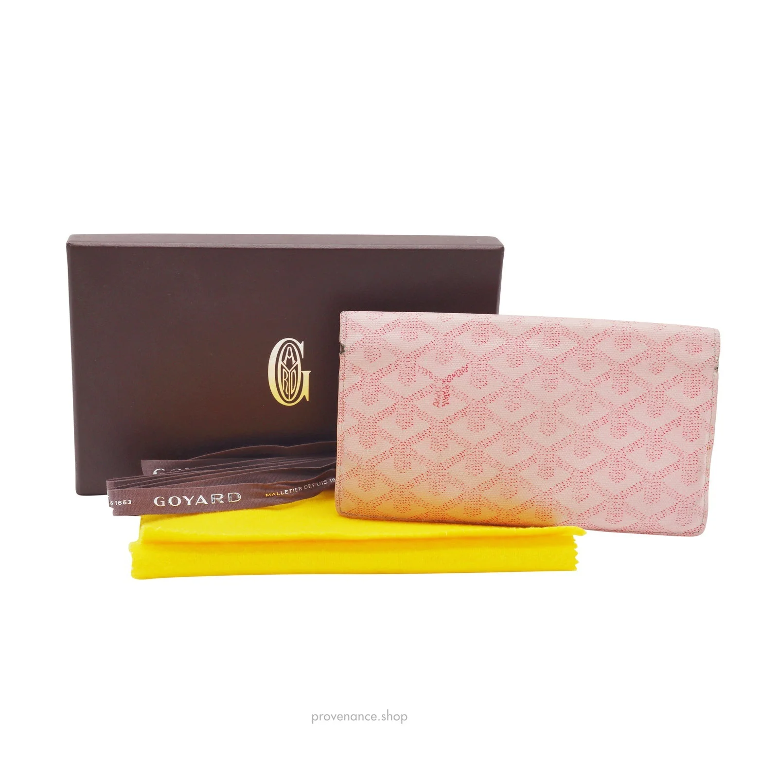 Goyard Richelieu Long Wallet - Pink Goyardine - 1