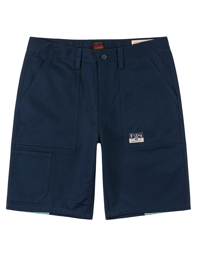 EVISU Daicock Printed Woven Shorts outlook