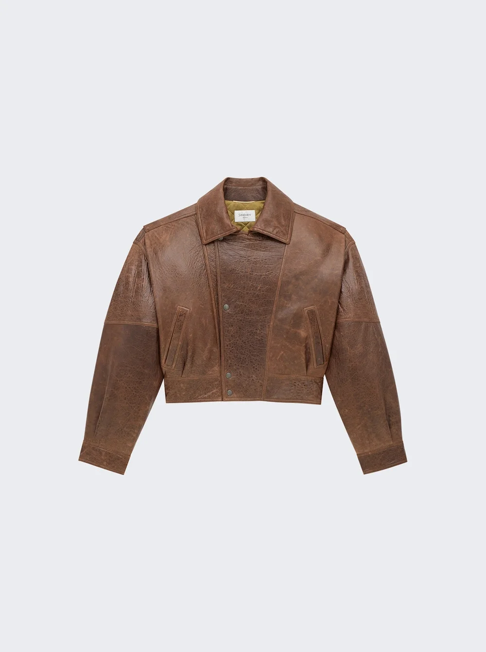 Bomber Jacket Brun Chene And Marron Terracotta - 1
