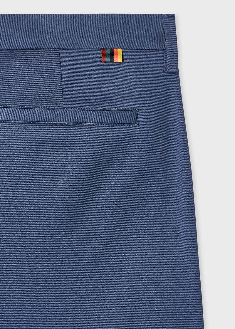 Paul Smith Slim-Fit Steel Blue Cotton-Stretch Chinos outlook