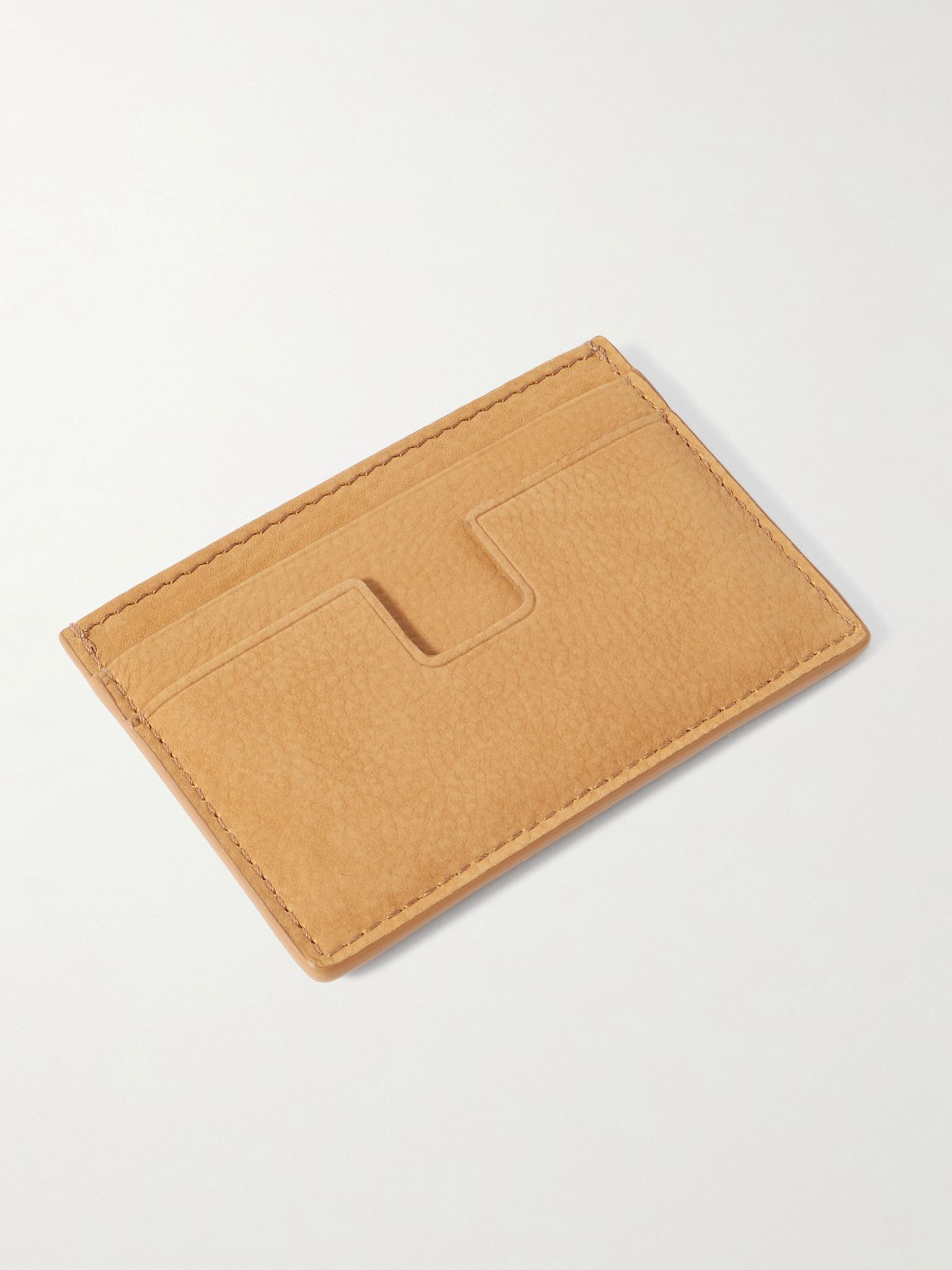 Nubuck Cardholder Brown - 2