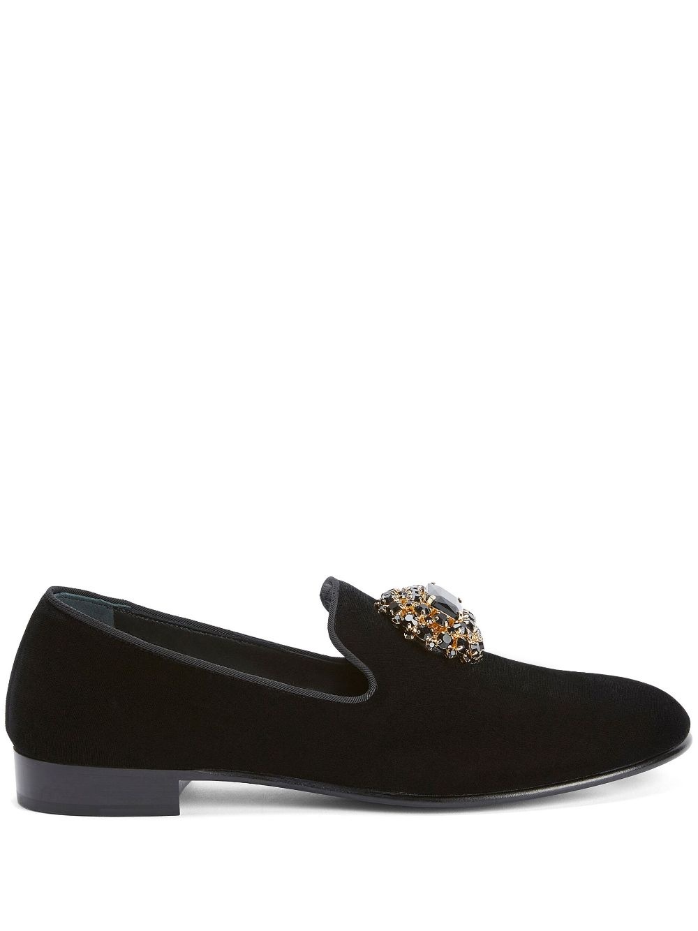 Remye rhinestone-embellished loafers - 1