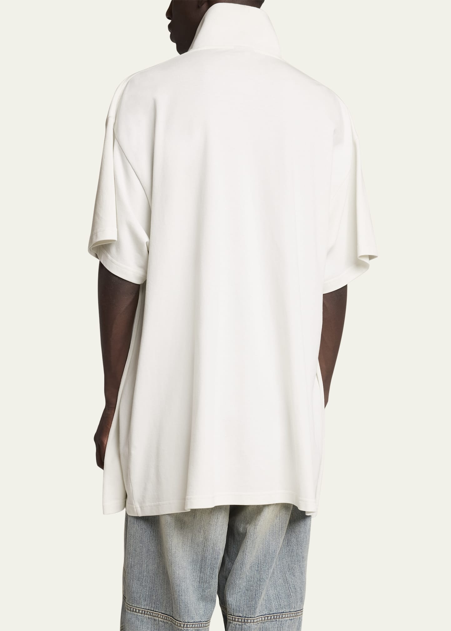Men's Oversized Double-Layer Polo Shirt - 3