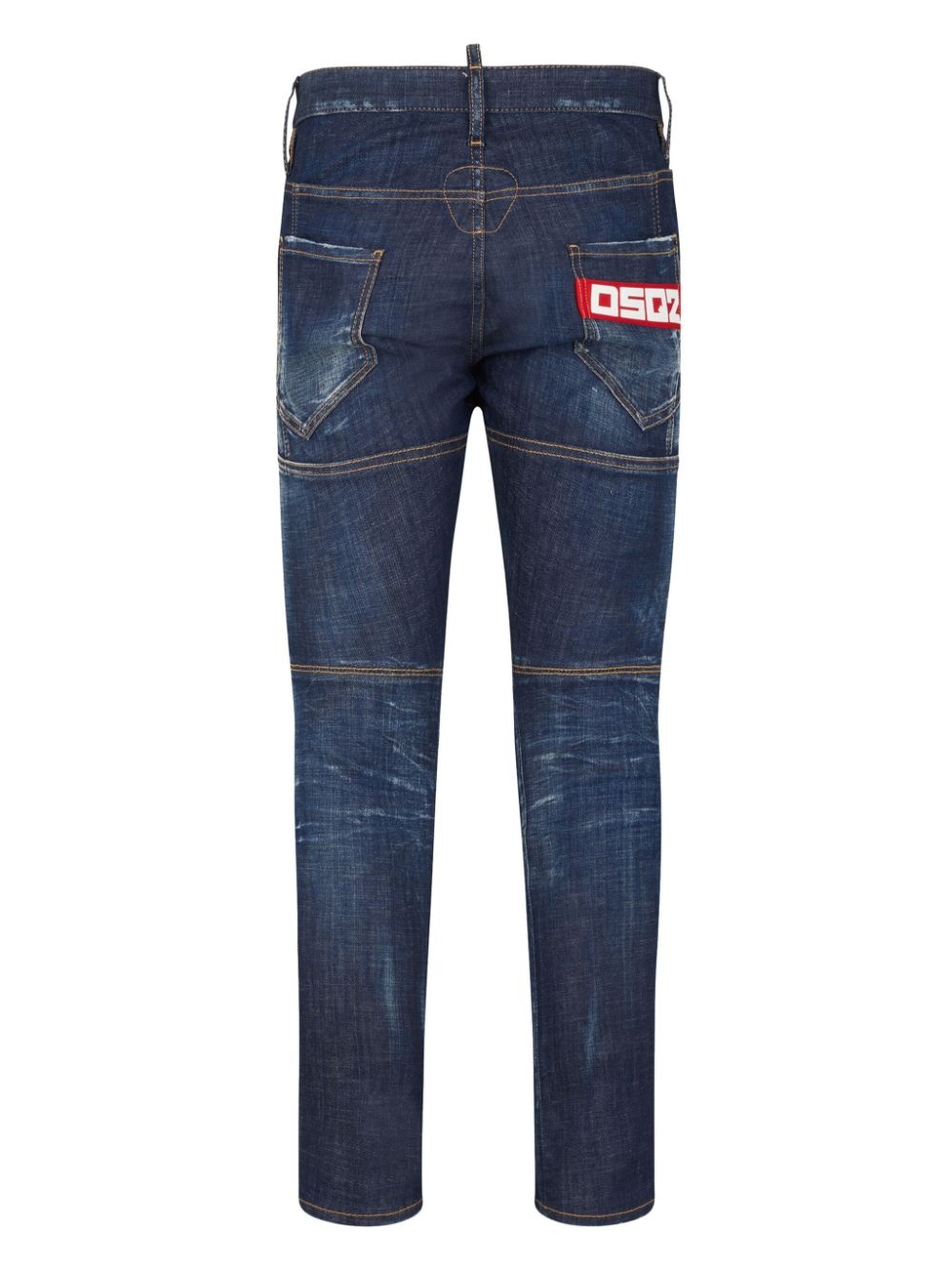 logo-appliquÃ© straight-leg jeans - 2