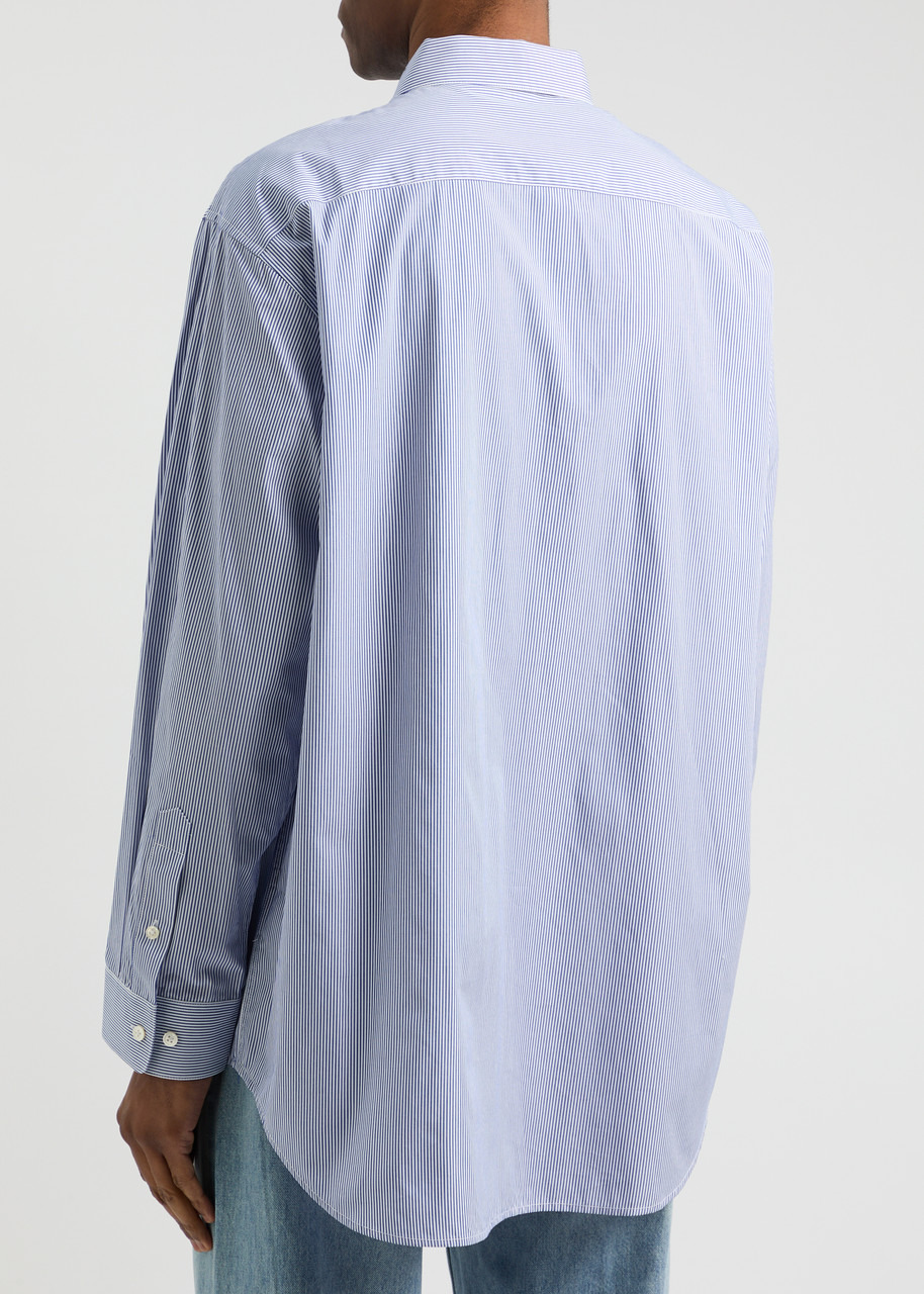 Striped cotton-poplin shirt - 3