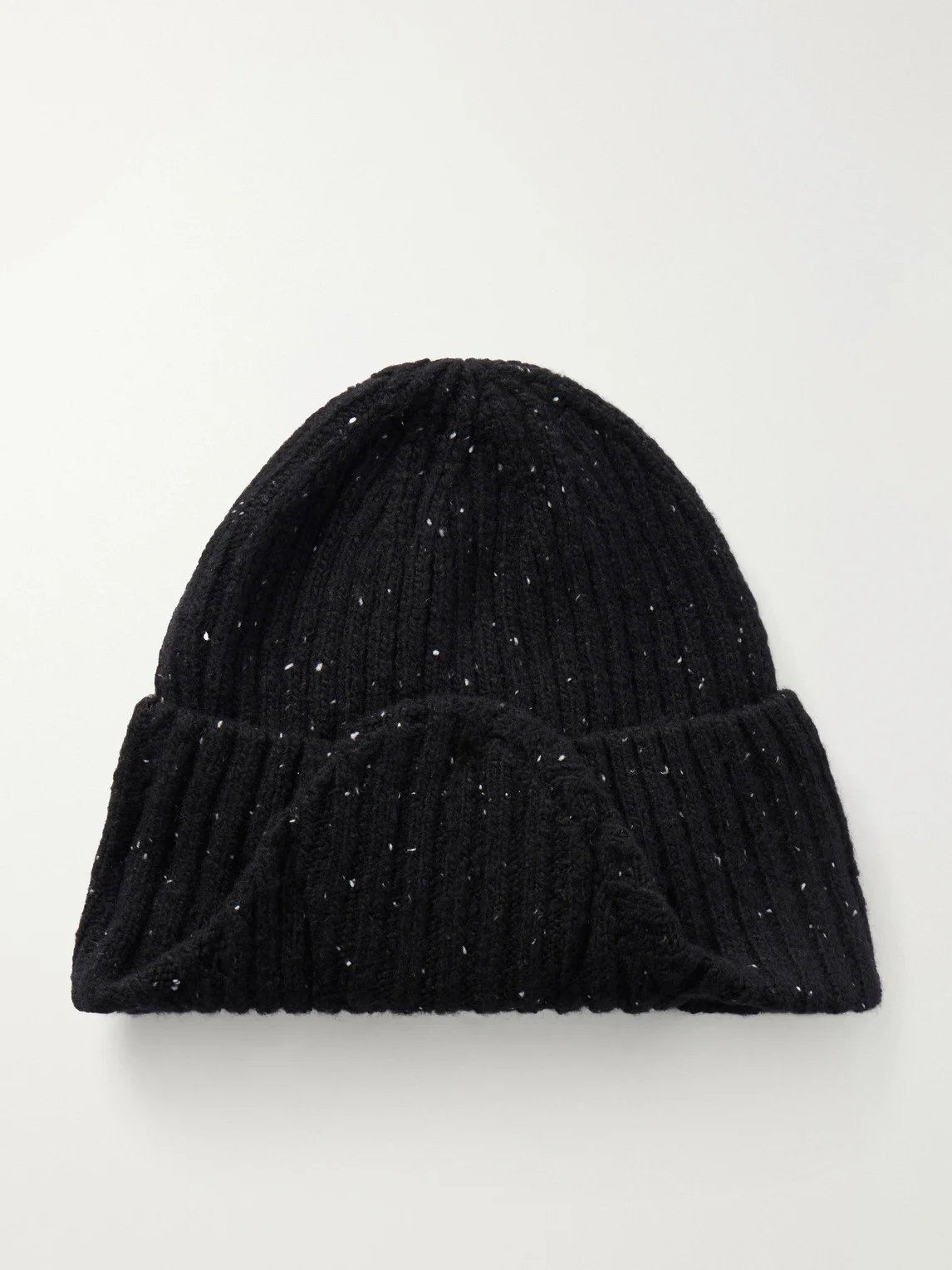 Padded Ribbed-Knit Beanie - 1