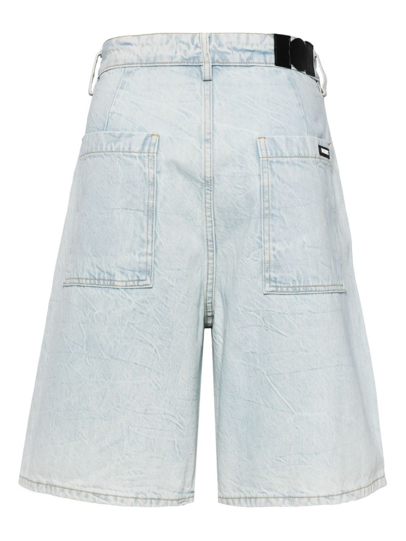 NAHMIAS stonewash denim shorts outlook