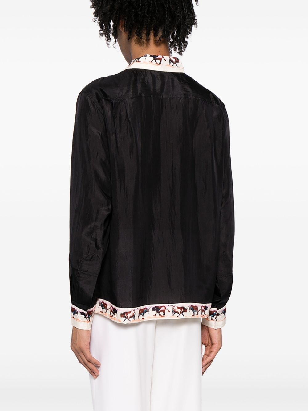 Taureau silk shirt - 4