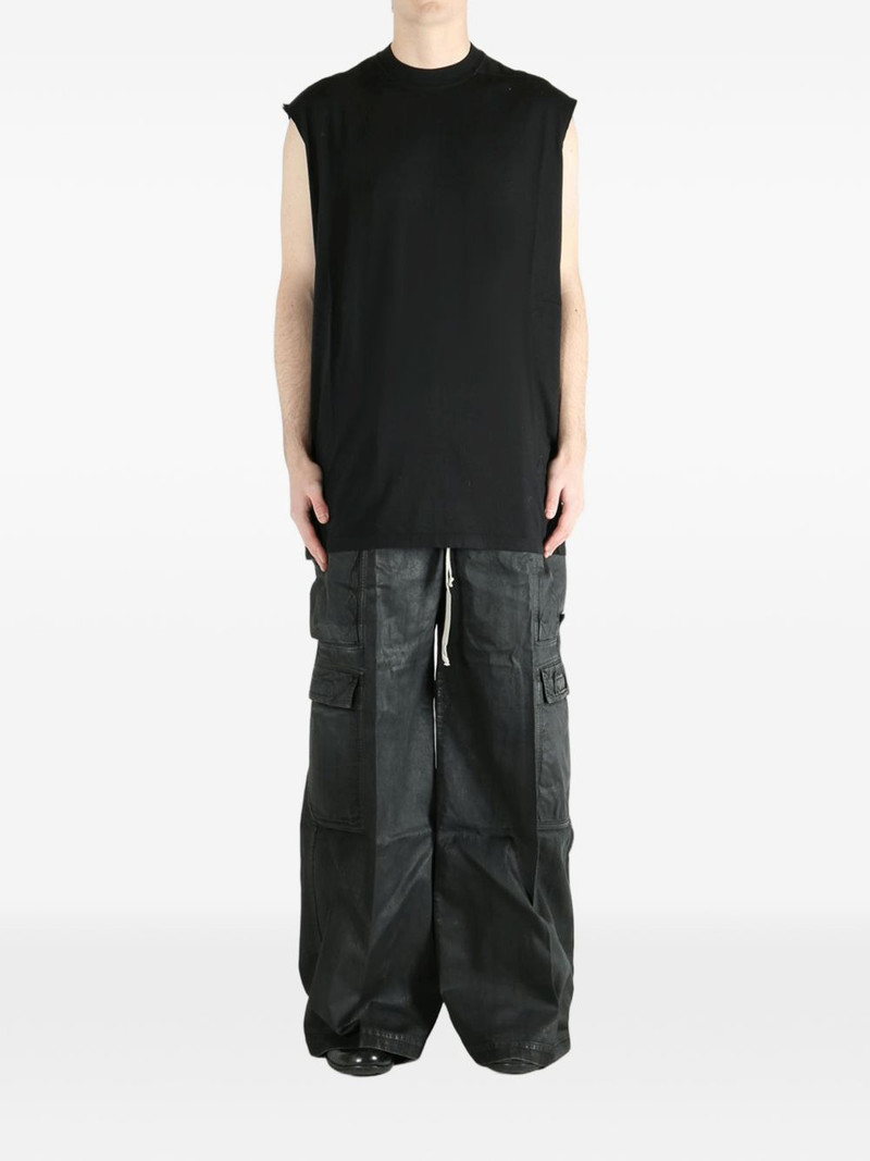 Rick Owens DRKSHDW sleeveless tie-detail tank top outlook