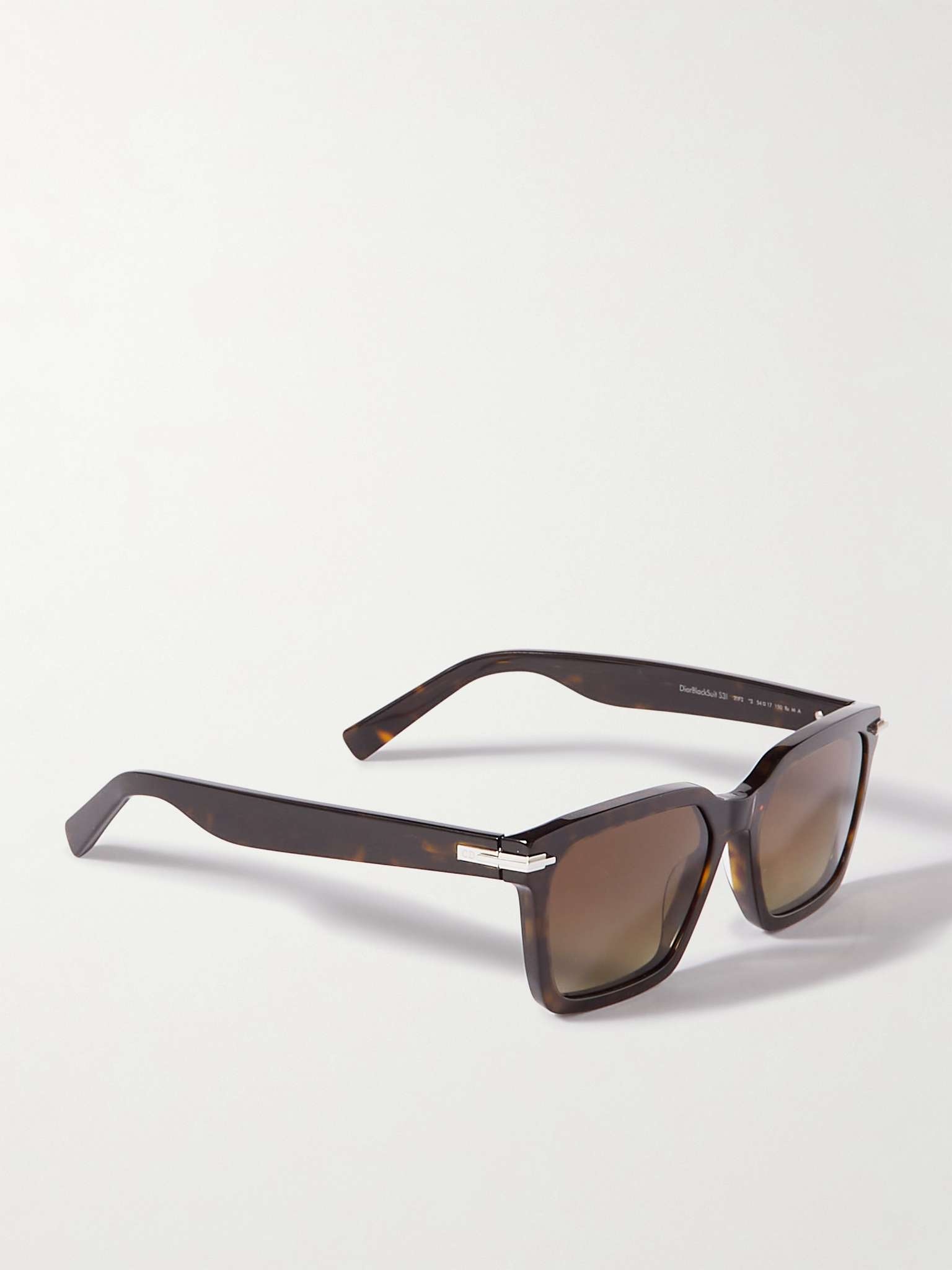 DiorBlackSuit S3I Square-Frame Tortoiseshell Acetate Sunglasses - 3