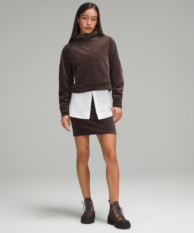 lululemon Scuba Mid-Rise Mini Skirt *Velvet Cord outlook