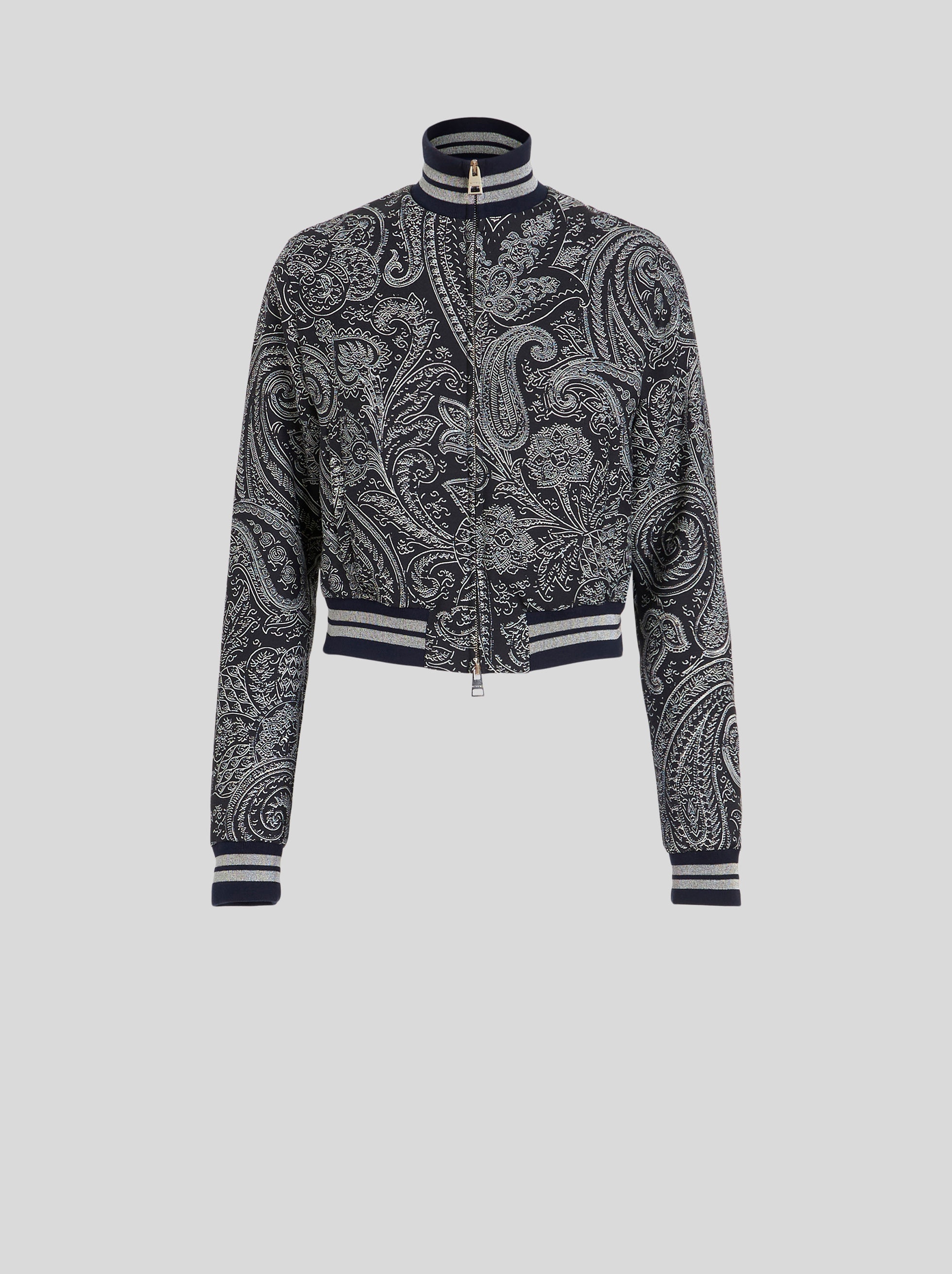 PAISLEY BOMBER JACKET - 1