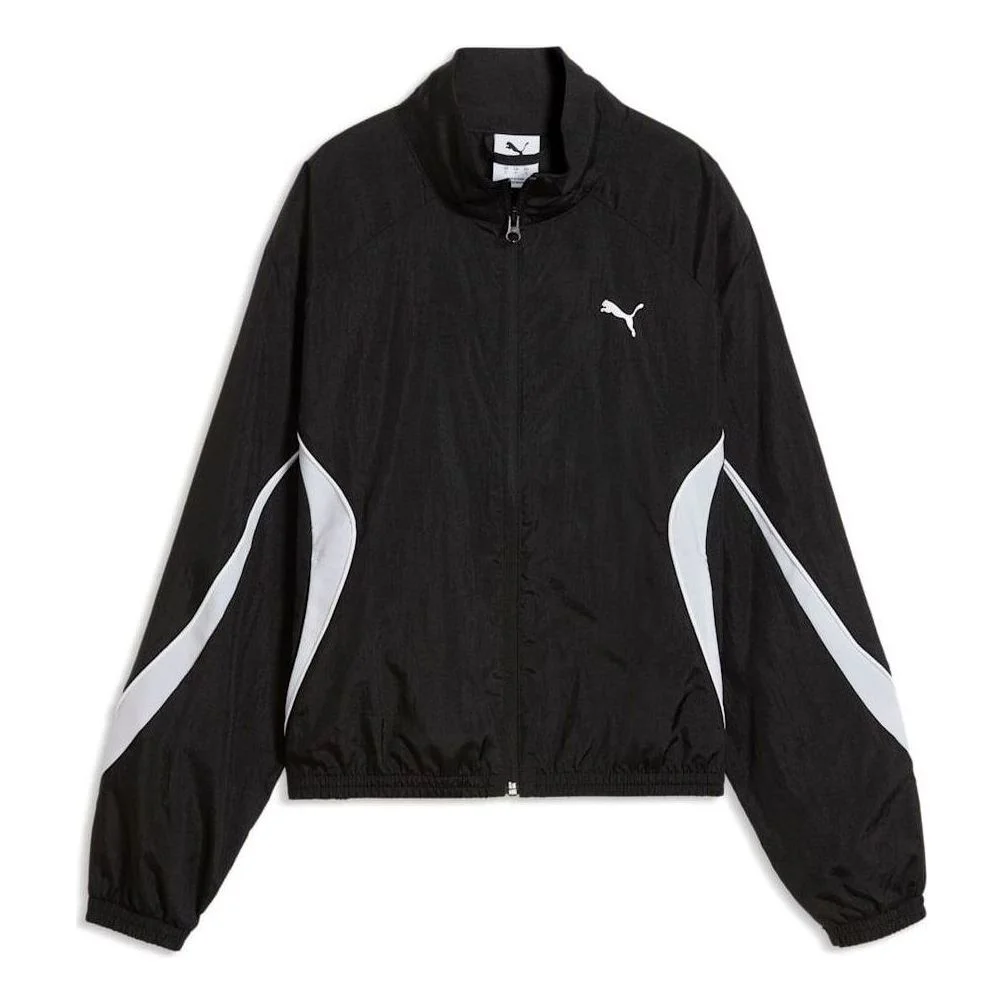 (WMNS) PUMA Sport Relaxed Woven Jacket 'PUMA Black' 694049-01 - 1