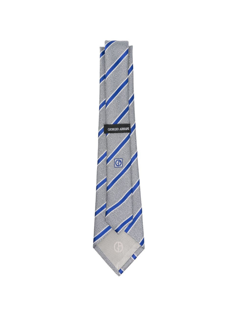 GIORGIO ARMANI striped tie outlook