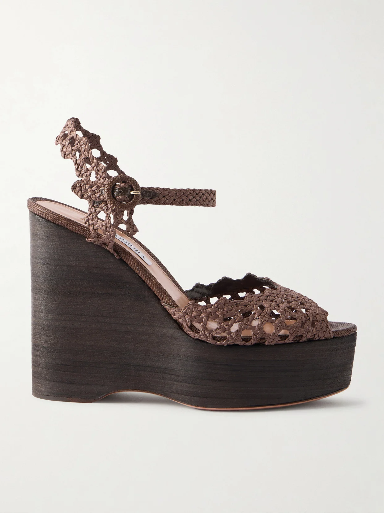 Bossa Nova 130 Crocheted Raffia Platform Sandals - 1