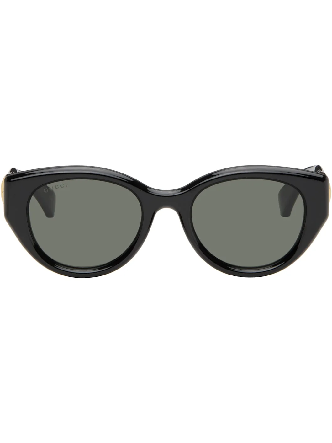 Black Low Nose Bridge Fit Sunglasses - 1