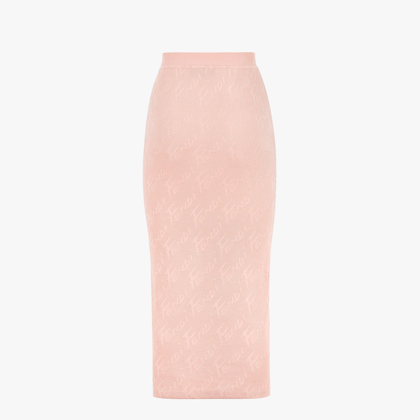 Pink viscose skirt - 2