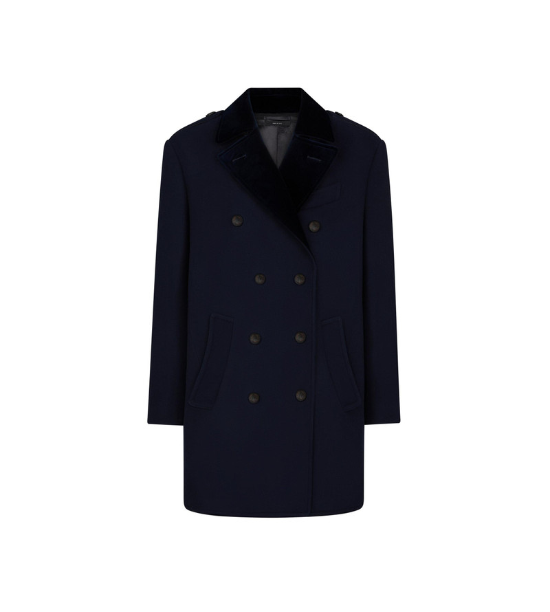 WOOL FELT OFFICER PEACOAT 1