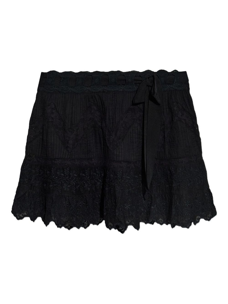 embroidered ruffled skirt 1