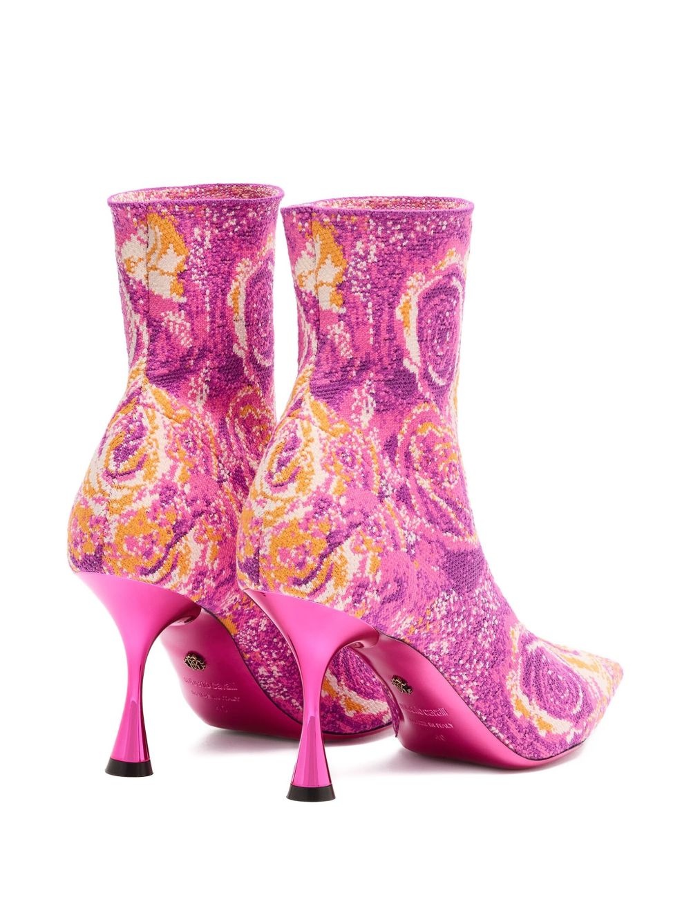 sparkling floral ankle boots - 3