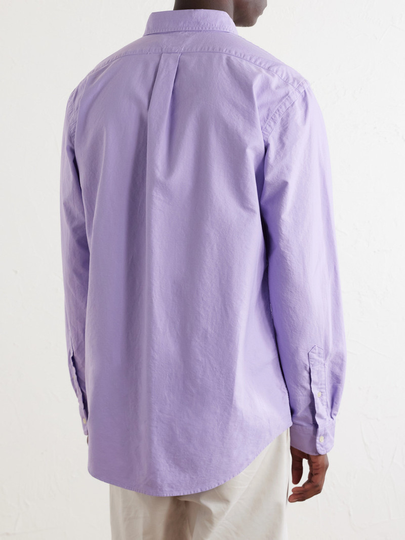 Logo-Embroidered Cotton Shirt 4