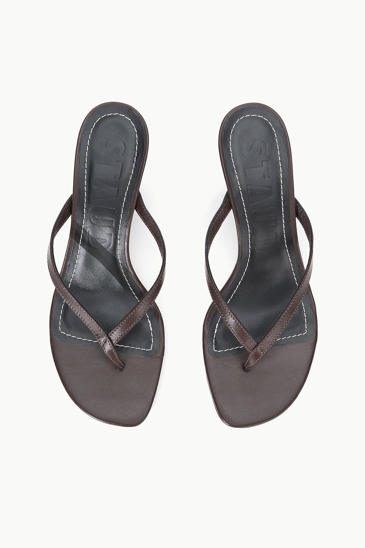 STAUD FREJA THONG KITTEN HEEL ESPRESSO - 7