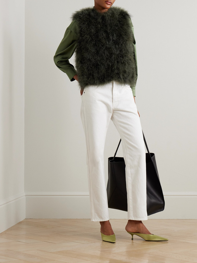 Yves Salomon Feather Vest outlook