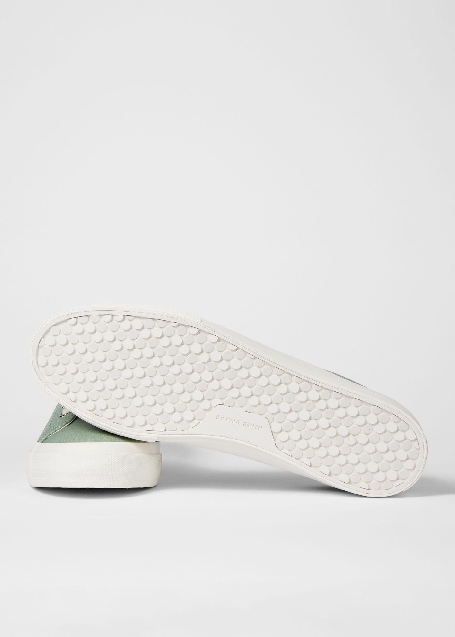 Pale Green Canvas 'Amos' Trainers - 4