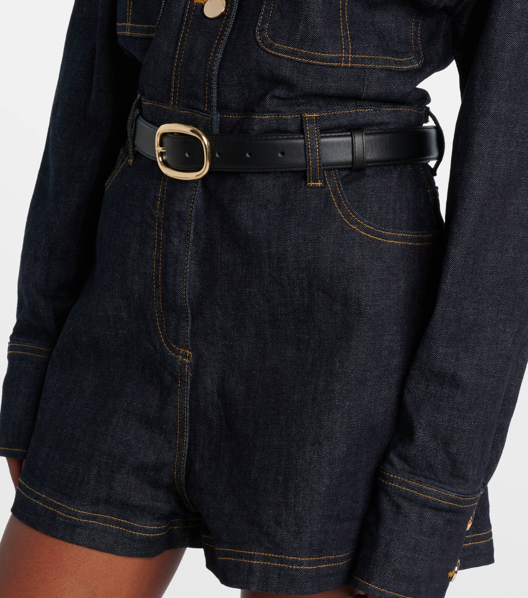 Denim romper - 5