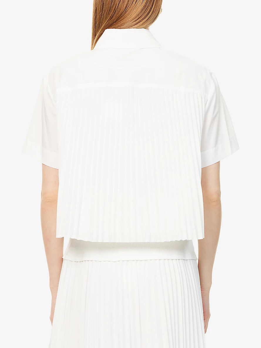 Bernie Pleated Woven Shirt - 4