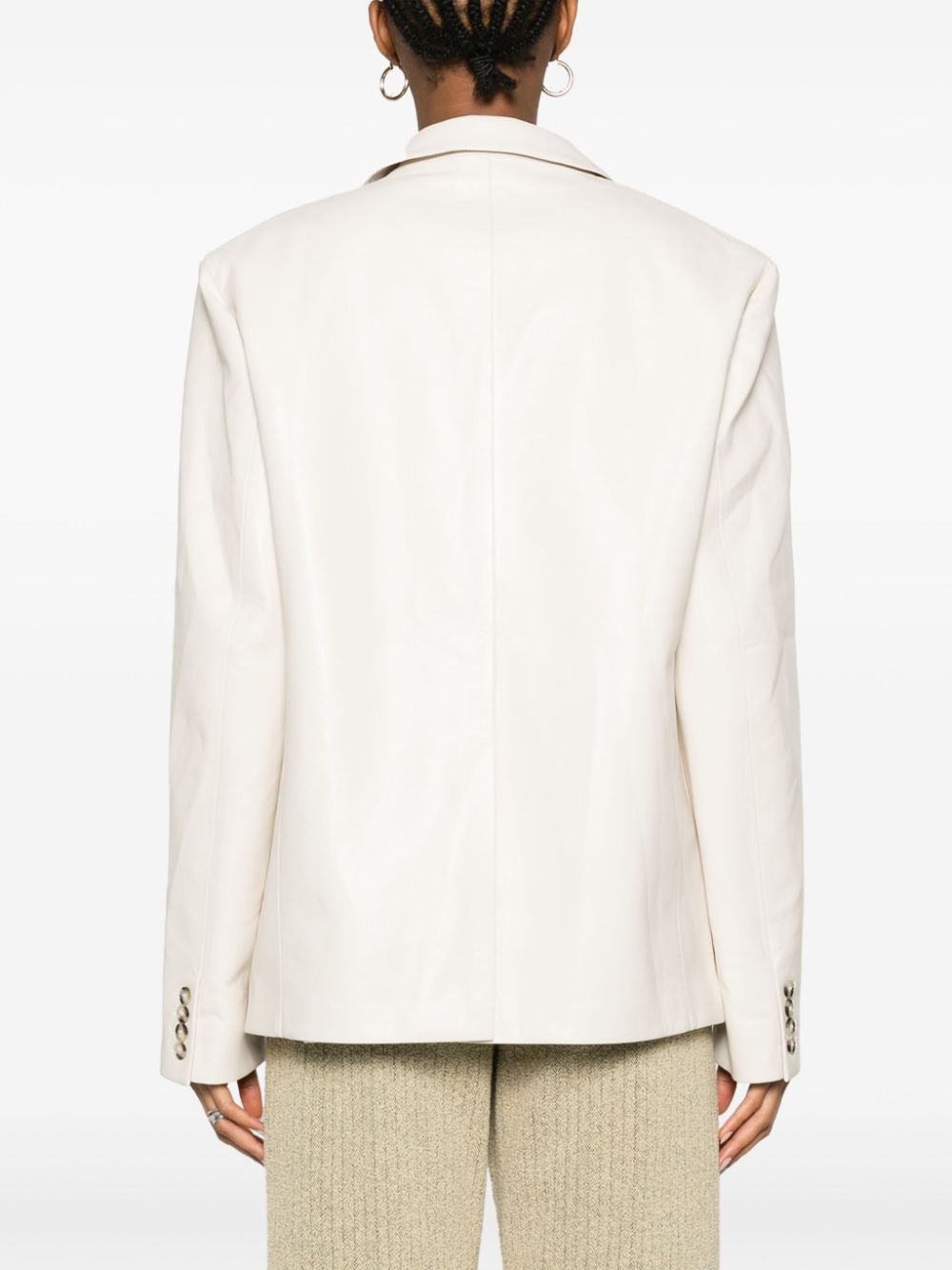 single-breasted blazer - 4