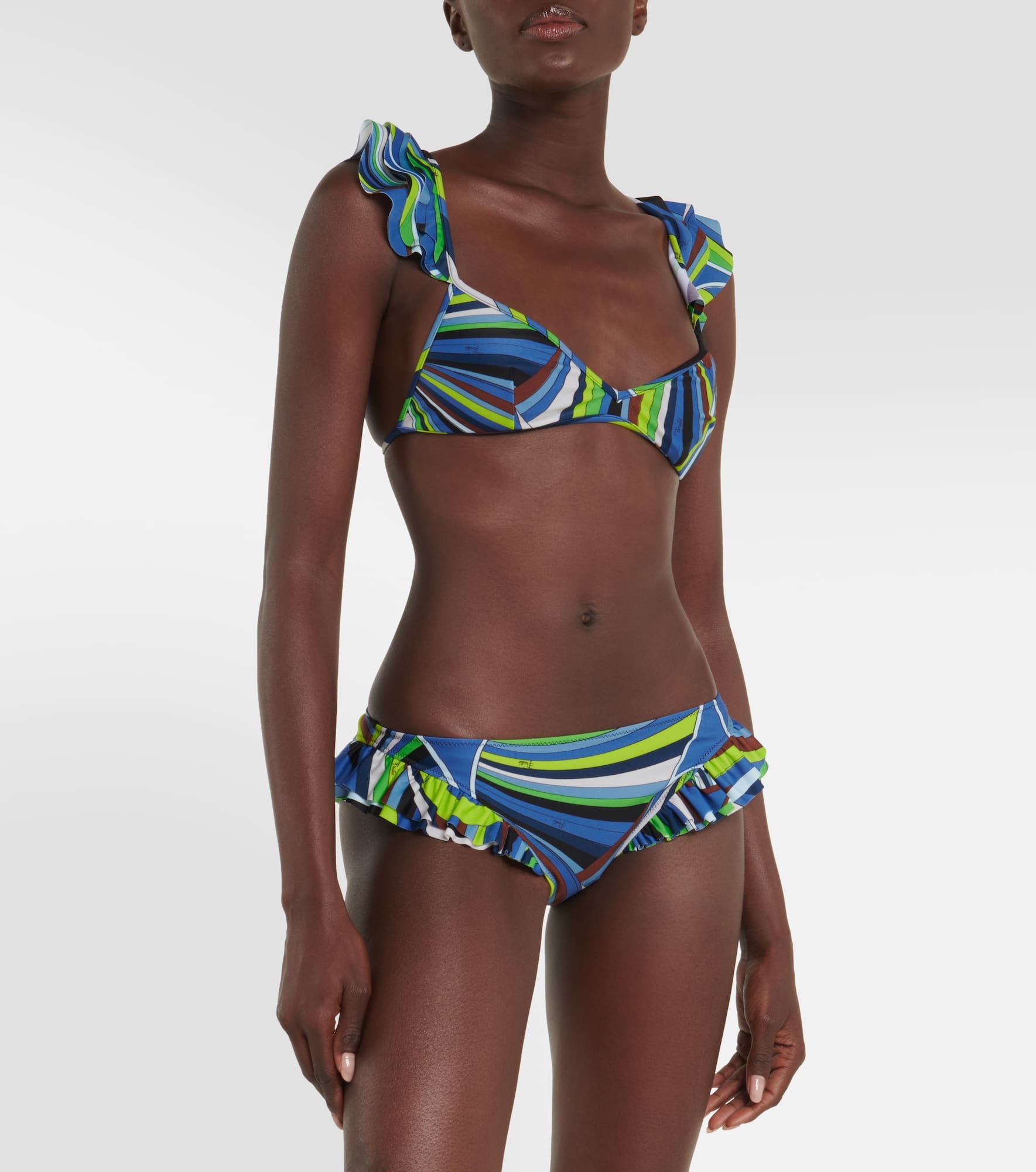 Printed low-rise bikini bottoms - 2