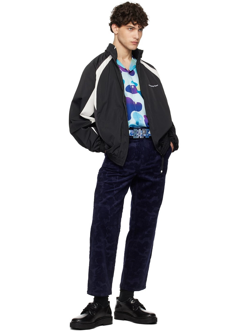 Blue ABC Camo 'Bape' Leather Belt 3