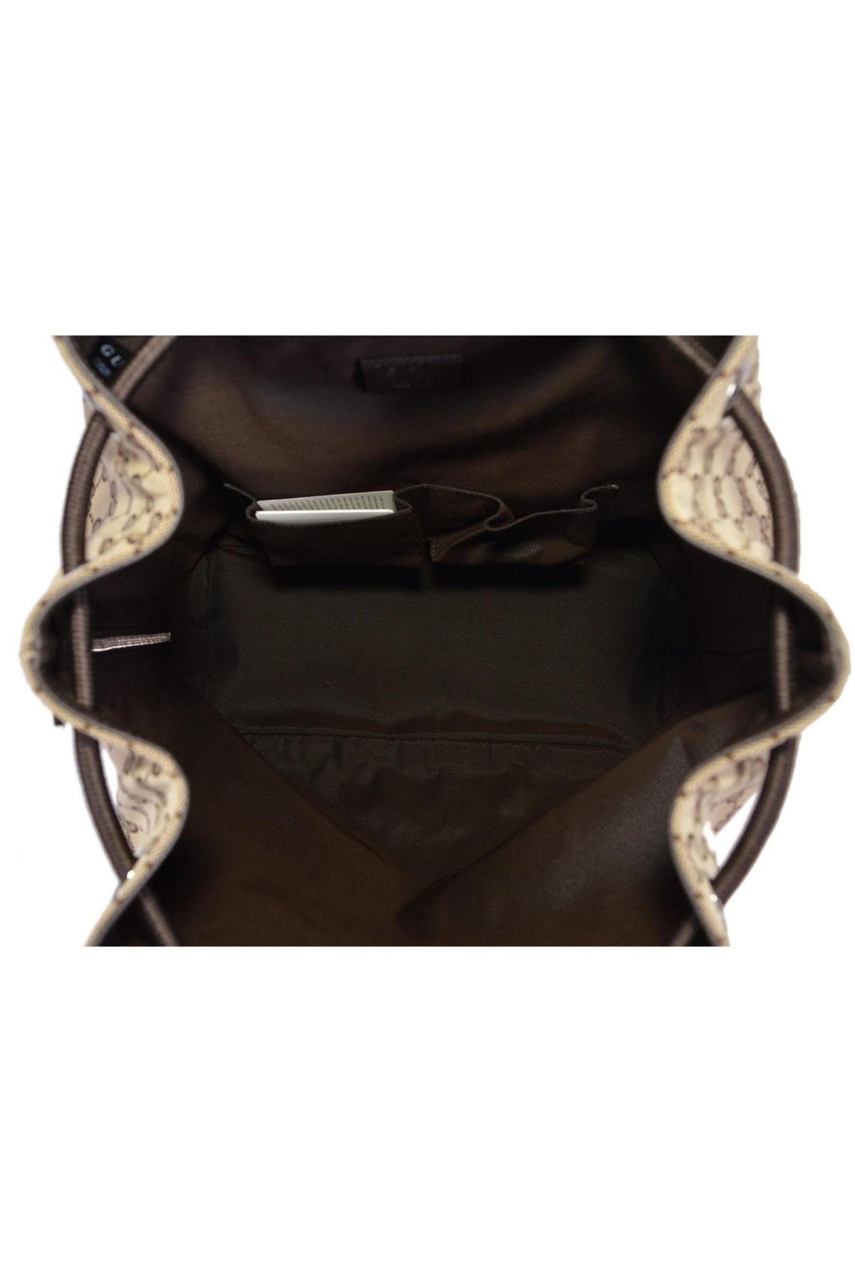 GG supreme backpack in brown canvas - 5
